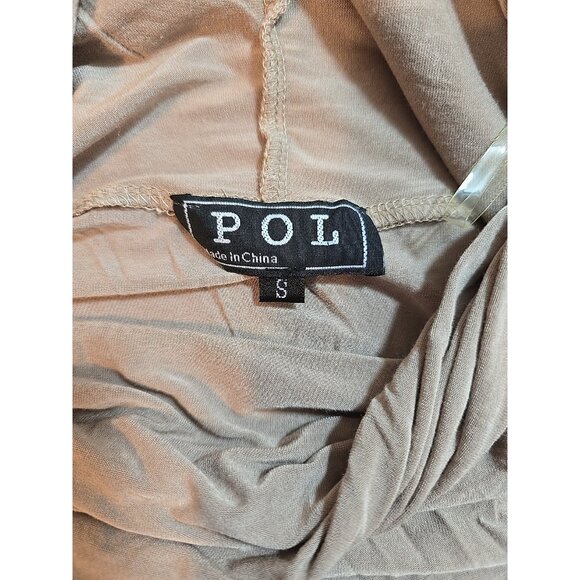 Pol lightweight women's poncho style top funnel neck layering oversized size S - Picture 5 of 16